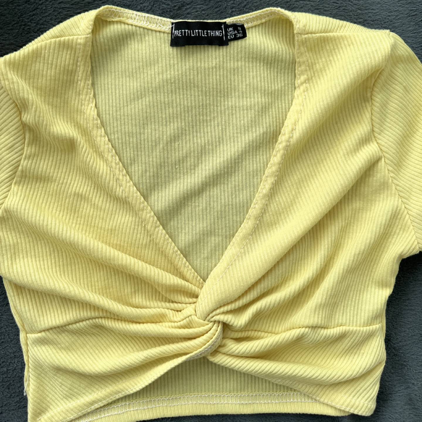 Pretty Little Thing - Yellow Cropped Top - photo 2