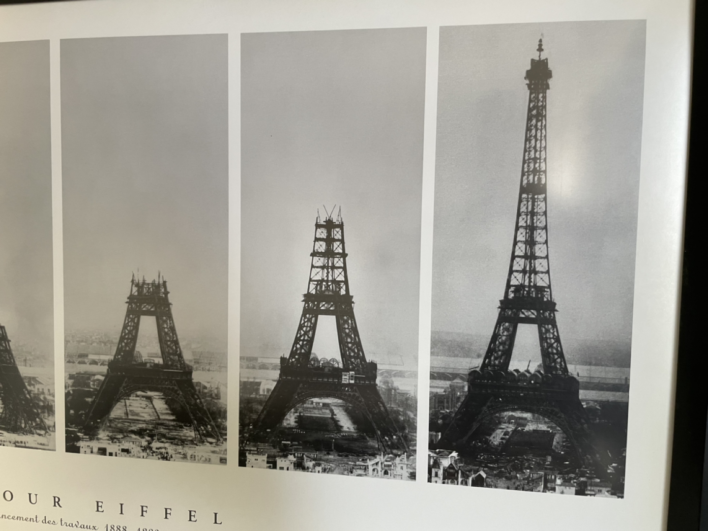 Framed Eiffel Tower Poster - photo 3