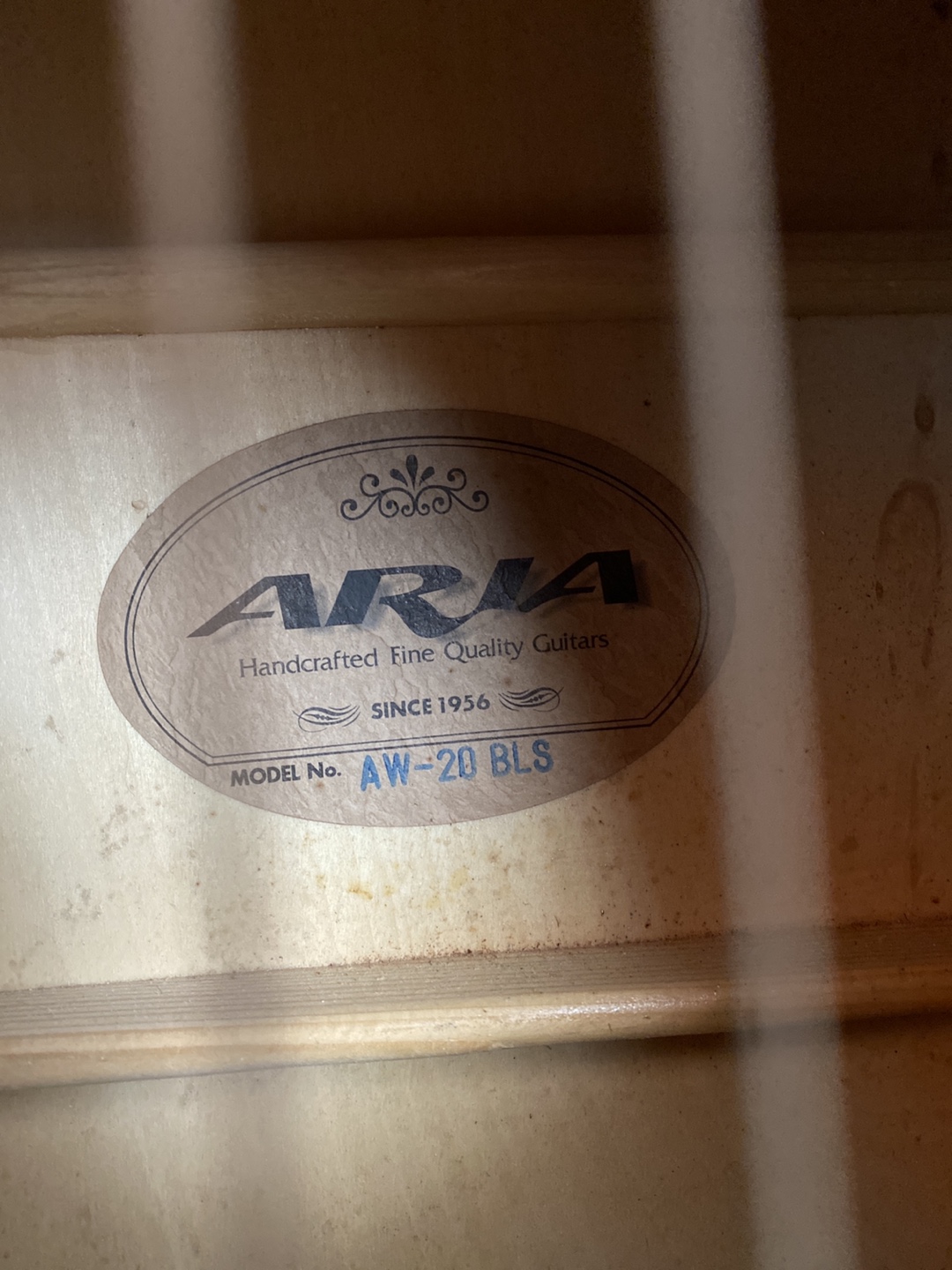 Beautiful blue guitar with case and stand image indicator(2)