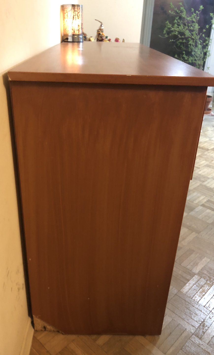 Wooden study table with drawers - photo 4