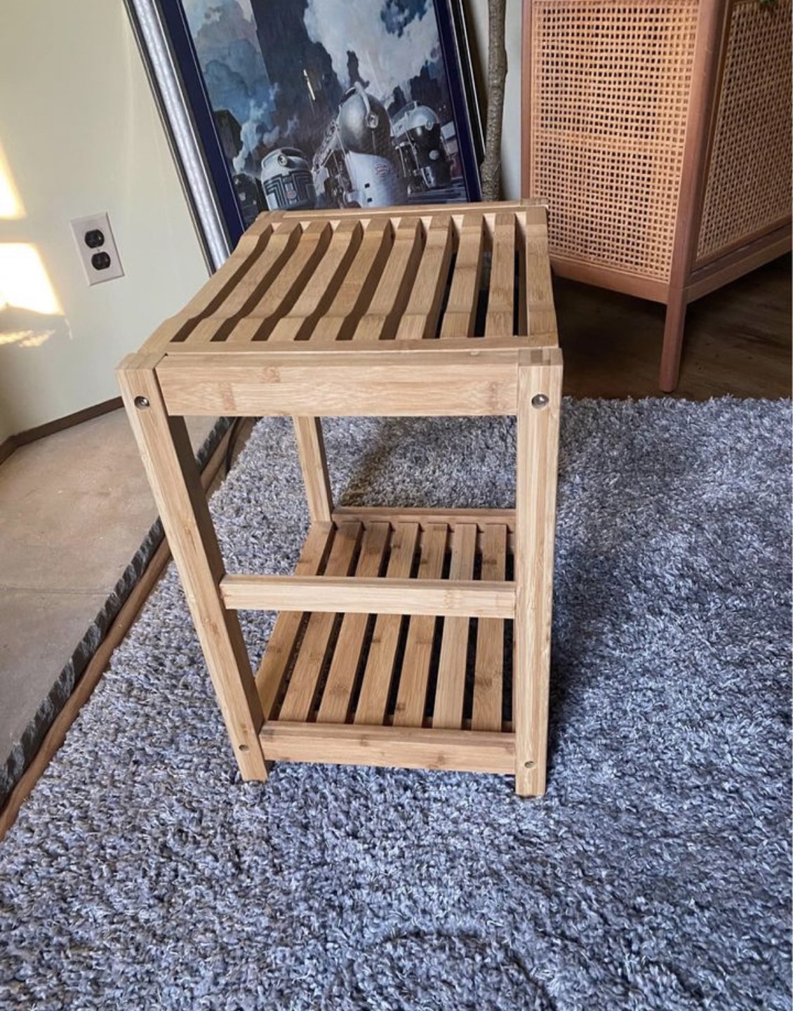 cool wooden stool - photo 2