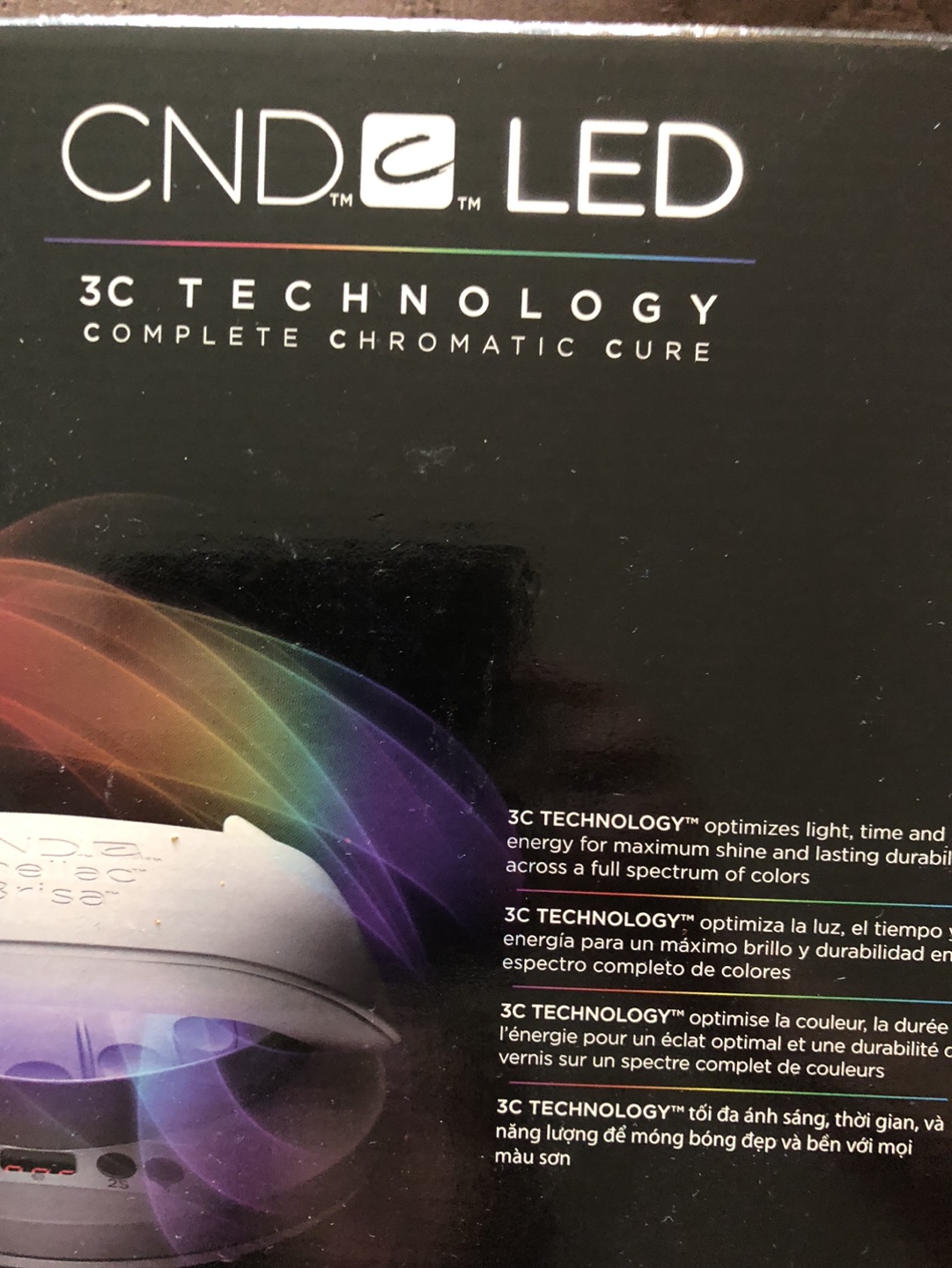 CND LED NAIL LAMP
3 C TECHNOLOGY 
New in box
