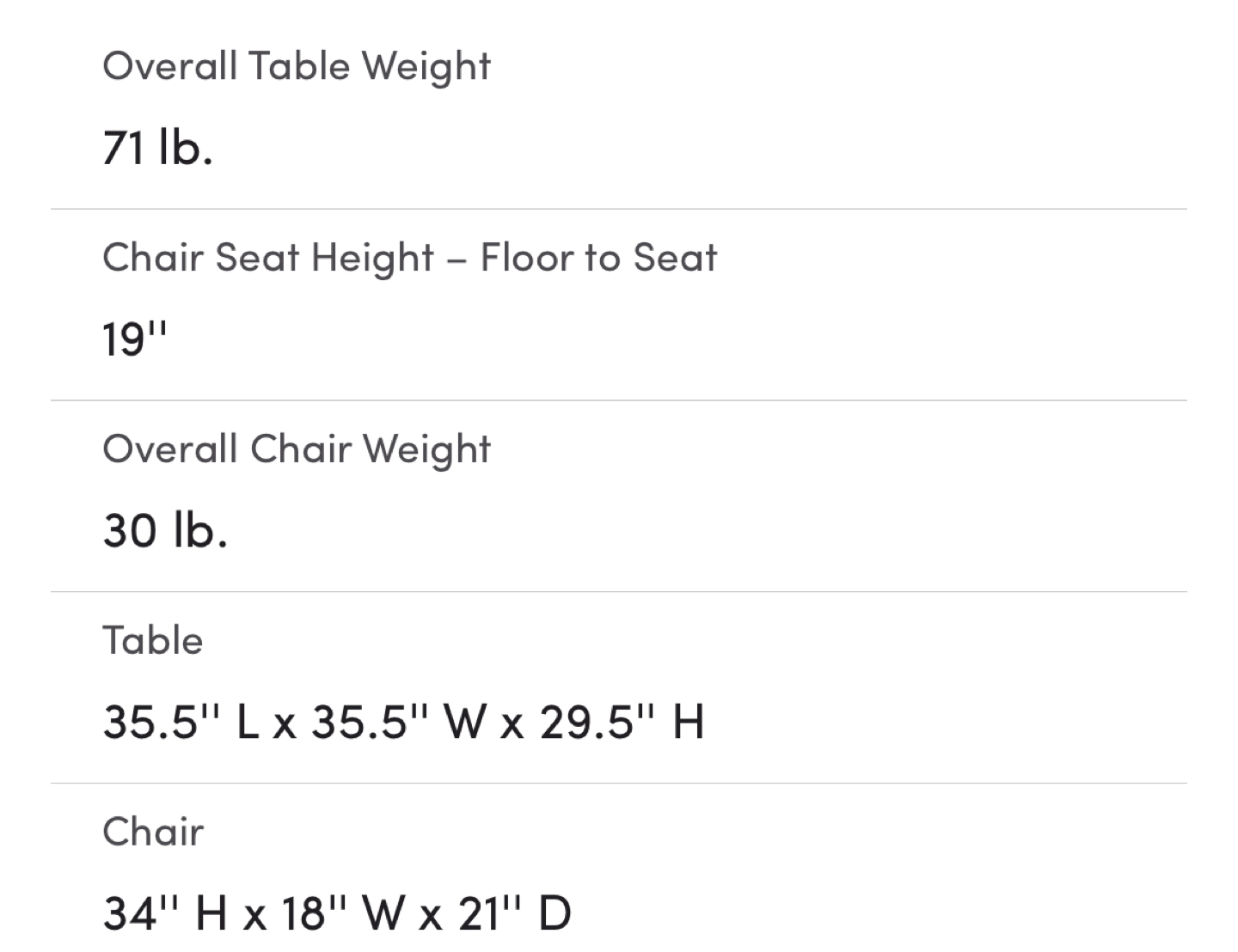 2 Chairs Dining Set - photo 4