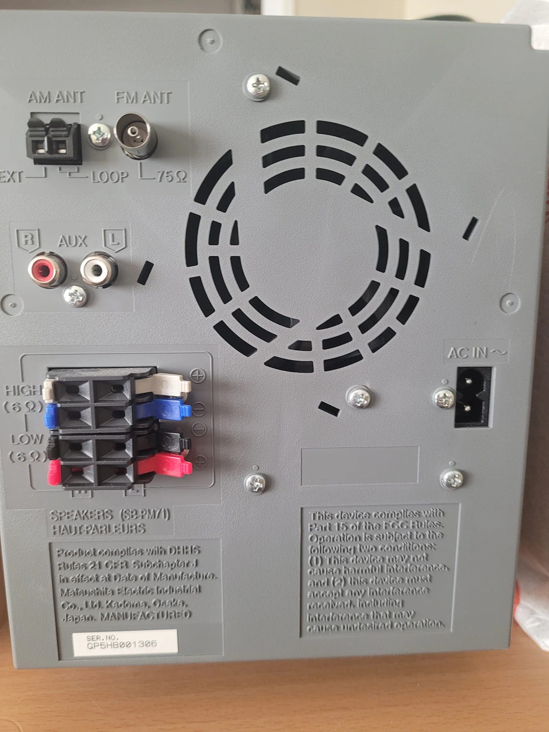 Brand New 160 Watt Panasonic Sound System *MAKE AN OFFER* image indicator(7)