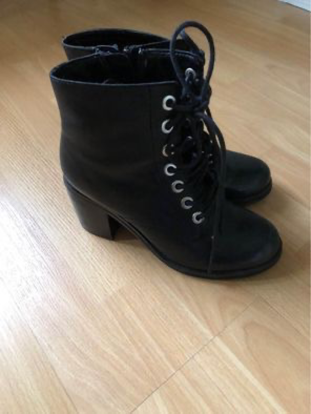 Aldo lace up ankle boots thumbnail