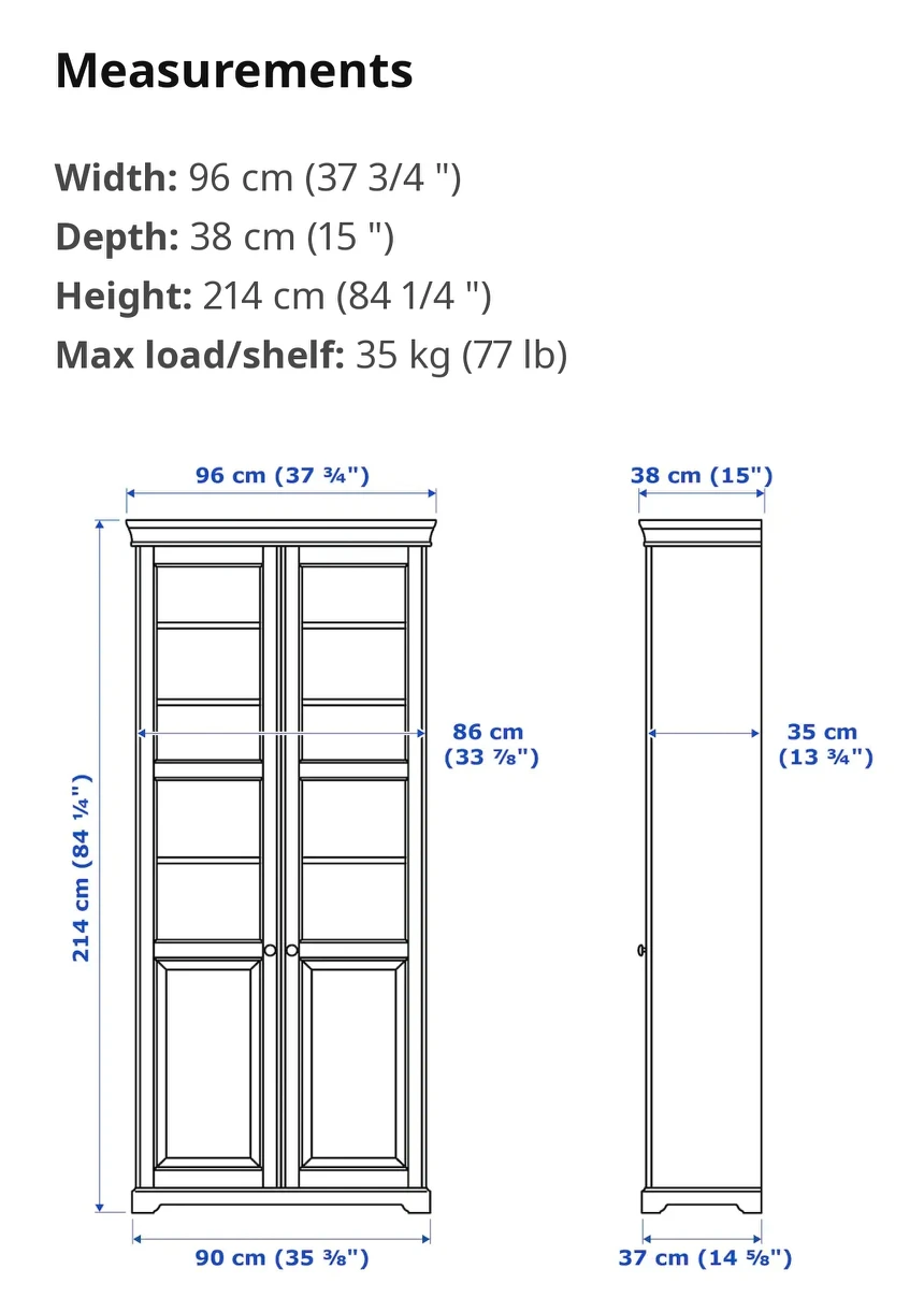 IKEA Liatorp kitchen hutch / bookcase image indicator(8)