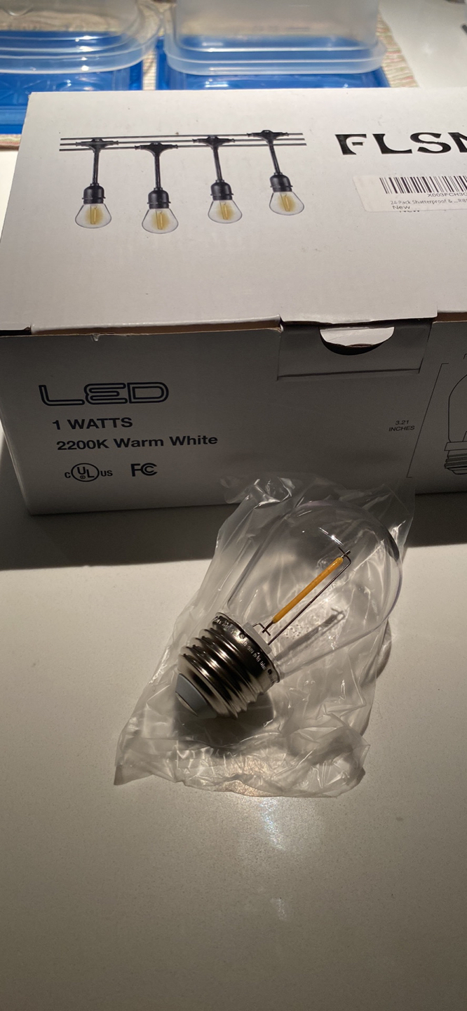 Replacement patio lightbulbs