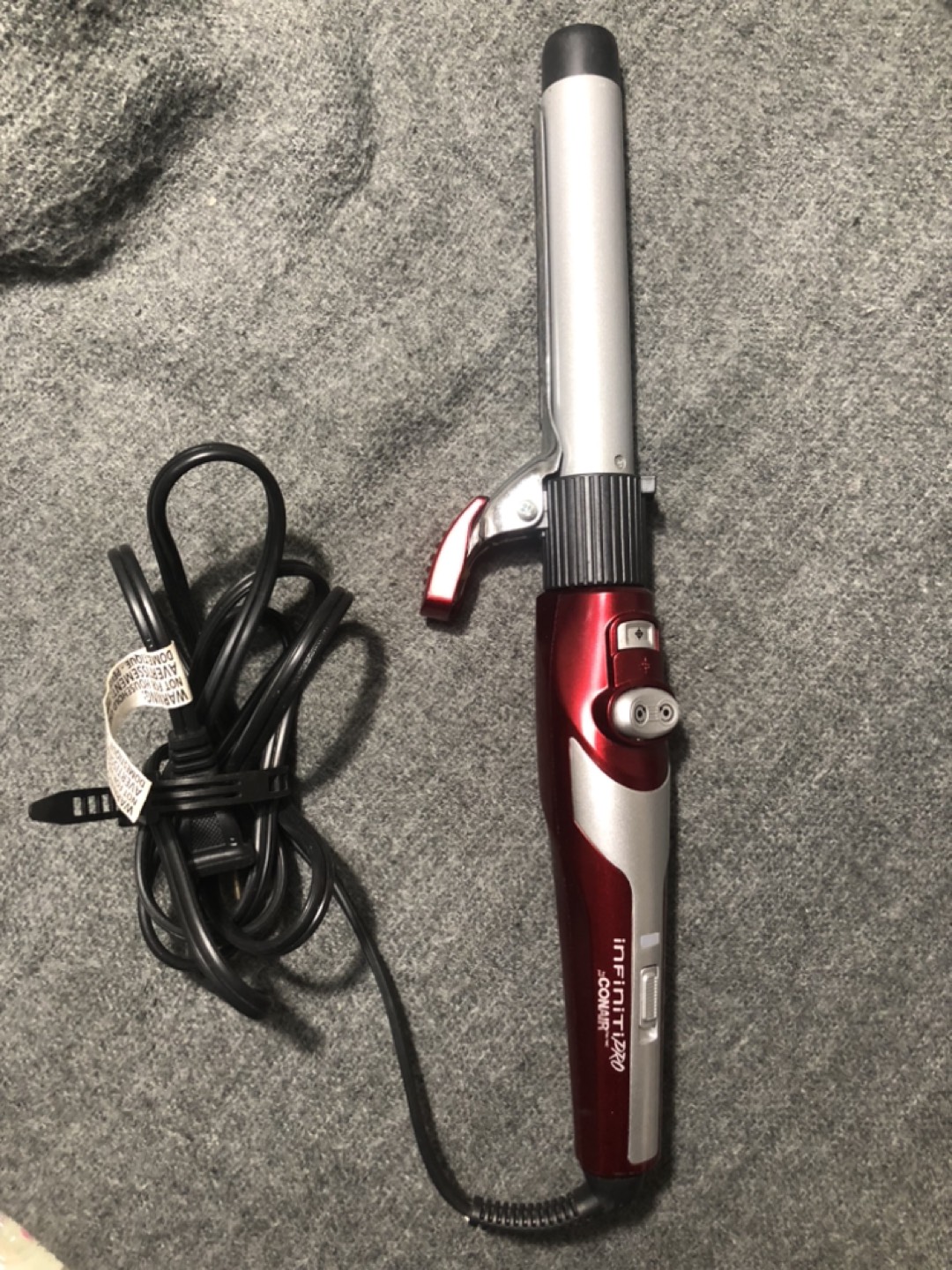 Curling iron- automatic turning- Infiniti Pro- used twice only thumbnail