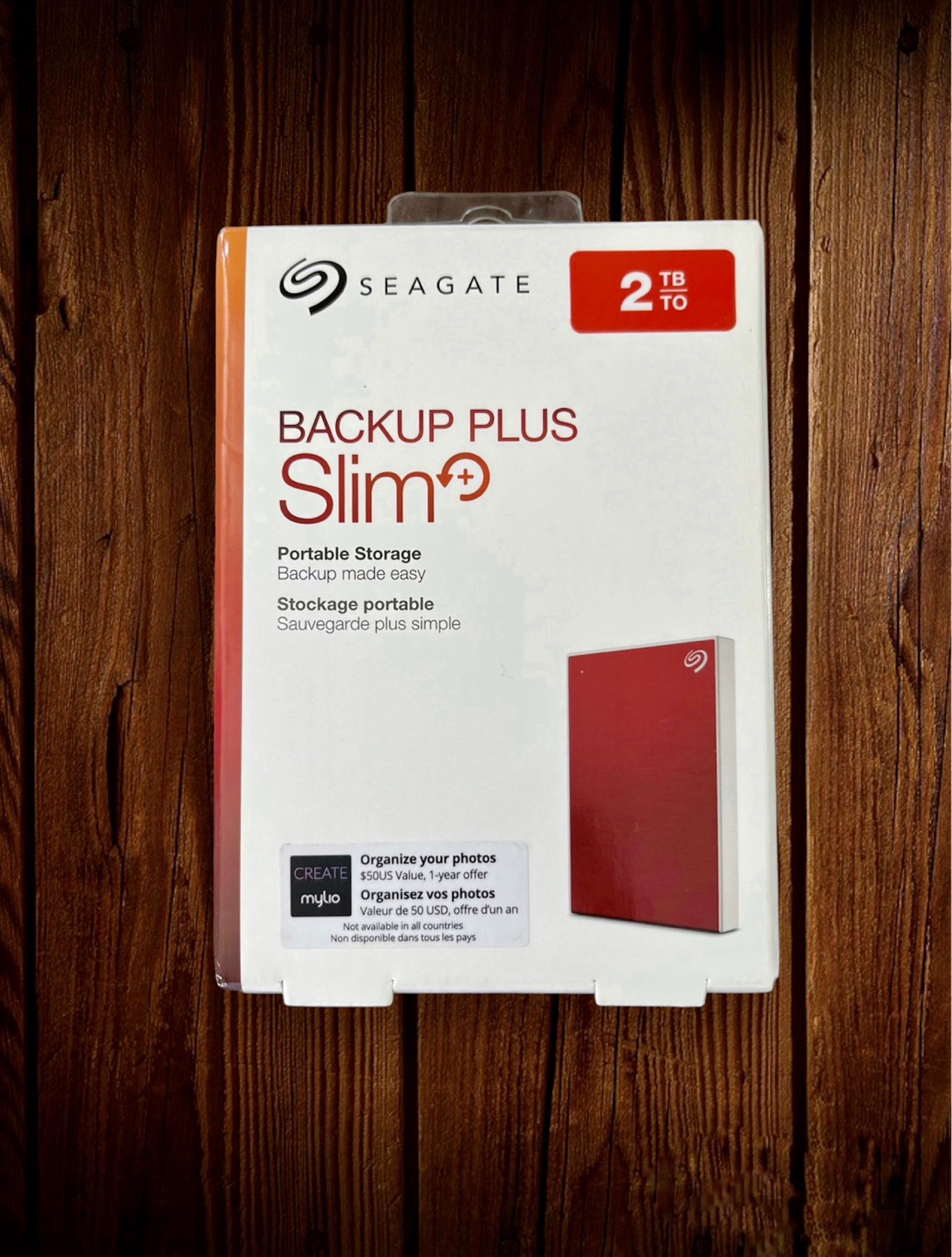 BRAND NEW - Seagate Backup Plus Slim  2 TB Portable  Storage