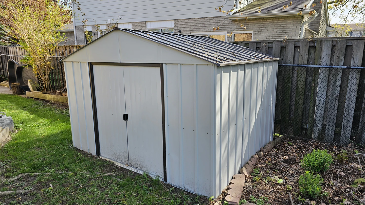 Arrow Metal Shed LW108 10ft x 8ft and Floor frame