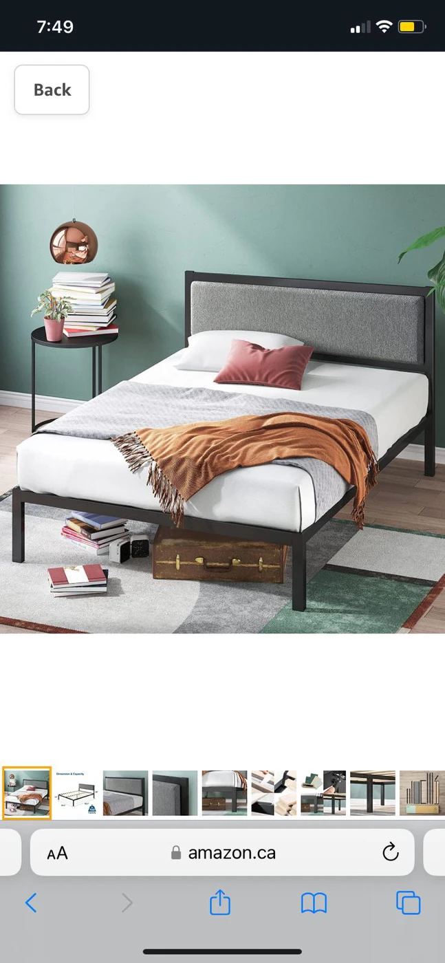 Zinus 14 Inch Platform Metal Bed Frame - photo 2