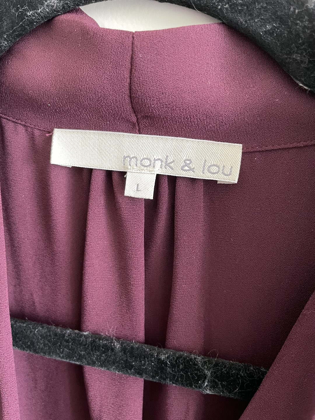 LIKE NEW Monk and Lou Shirt Dress Size L - photo 3