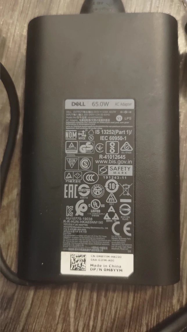 Dell laptop power supply