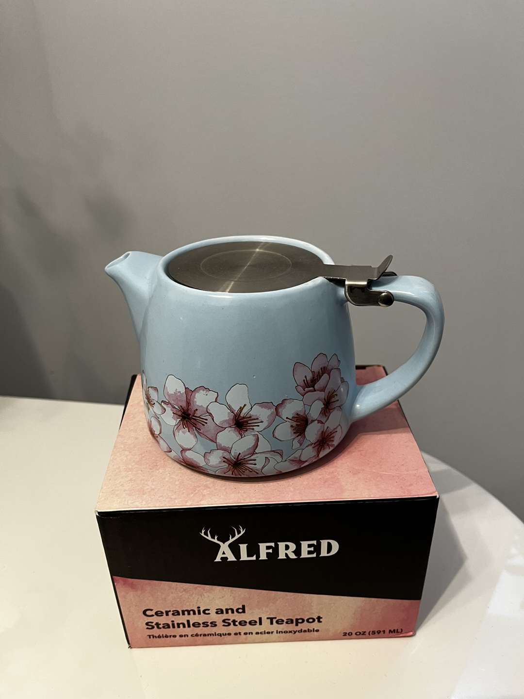 🌱 Brand new Alfred cheery blossom  Ceramic teapot. - photo 4