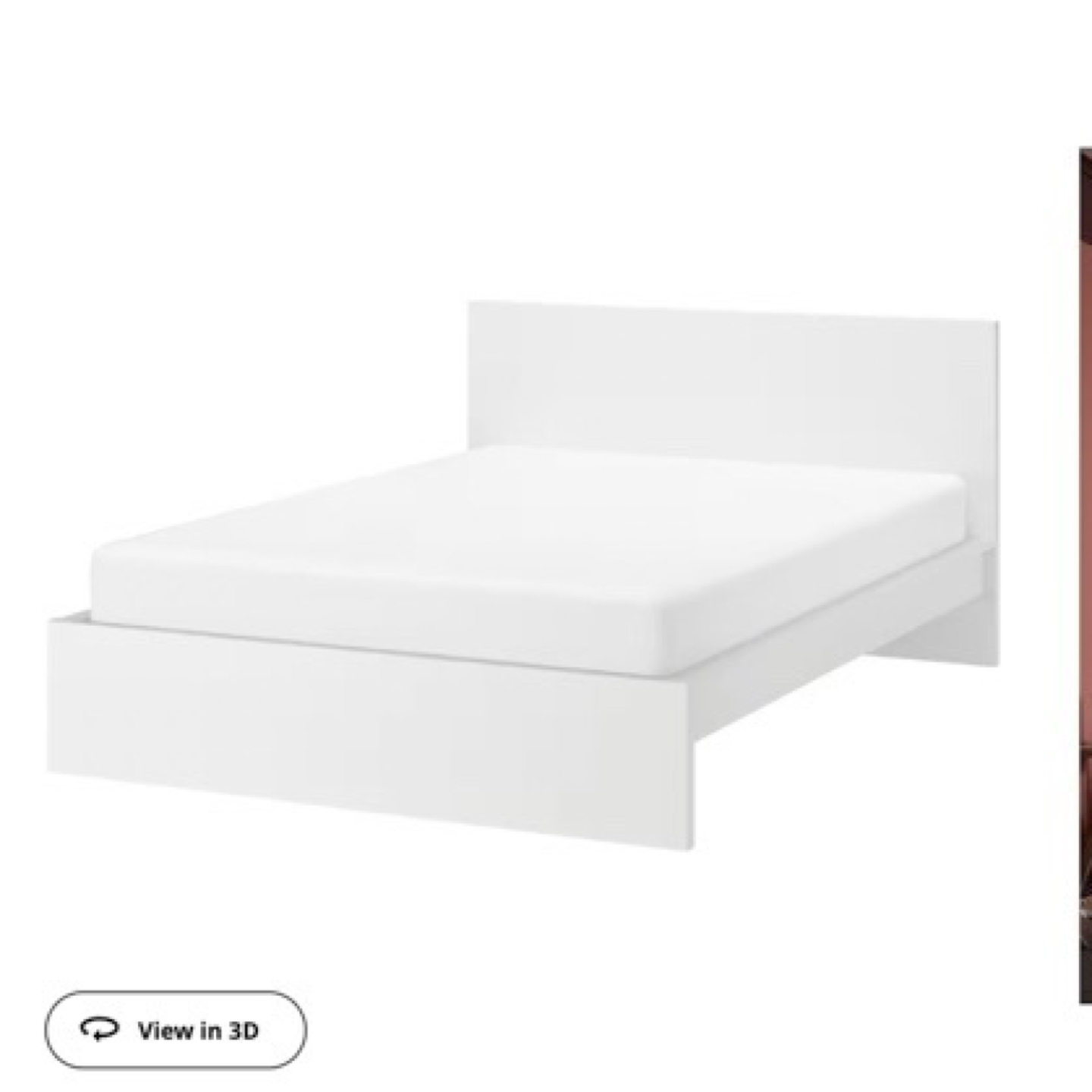 Malm queen size bed frame - photo 2