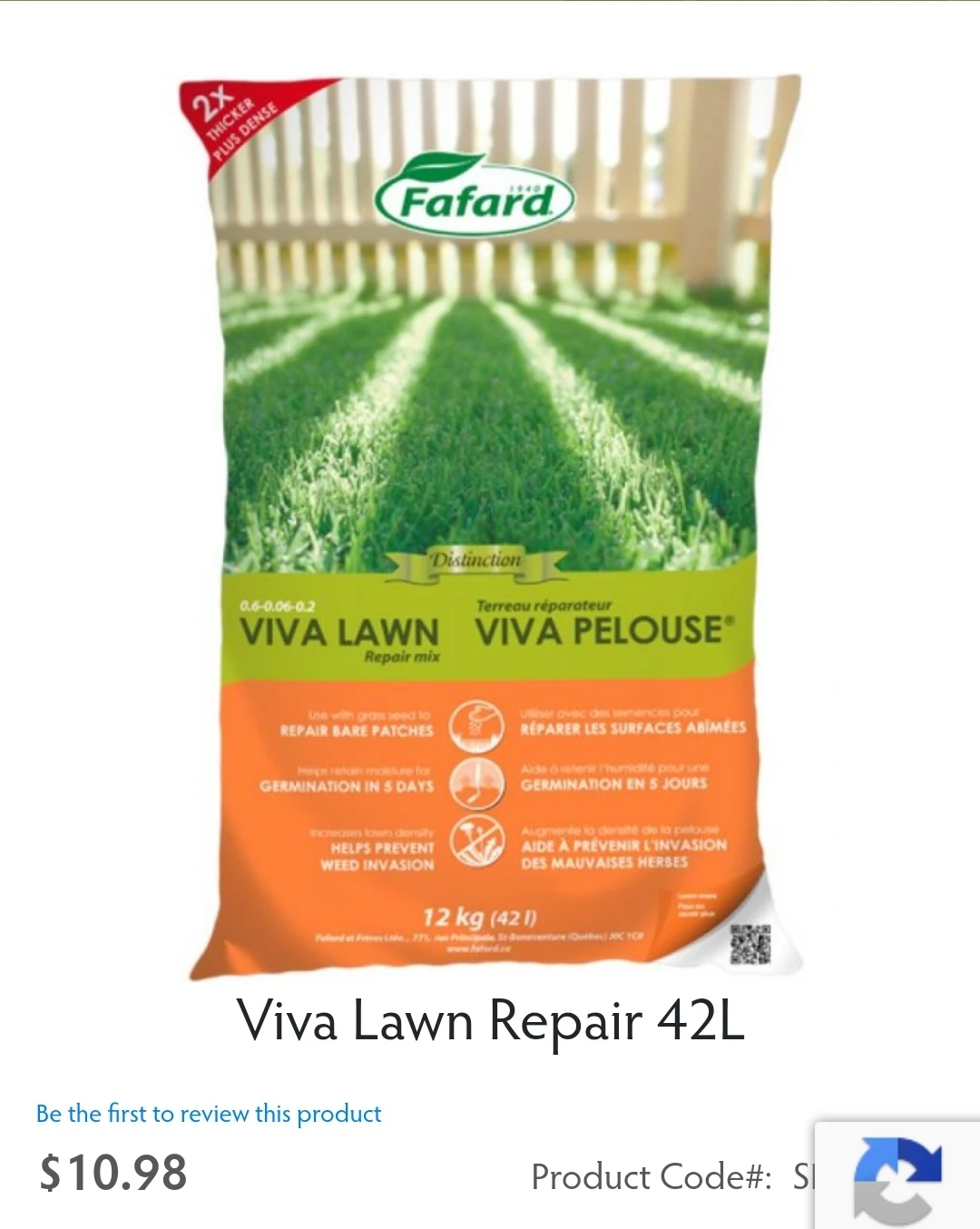 Viva Lawn Repair (42 L) - photo 2