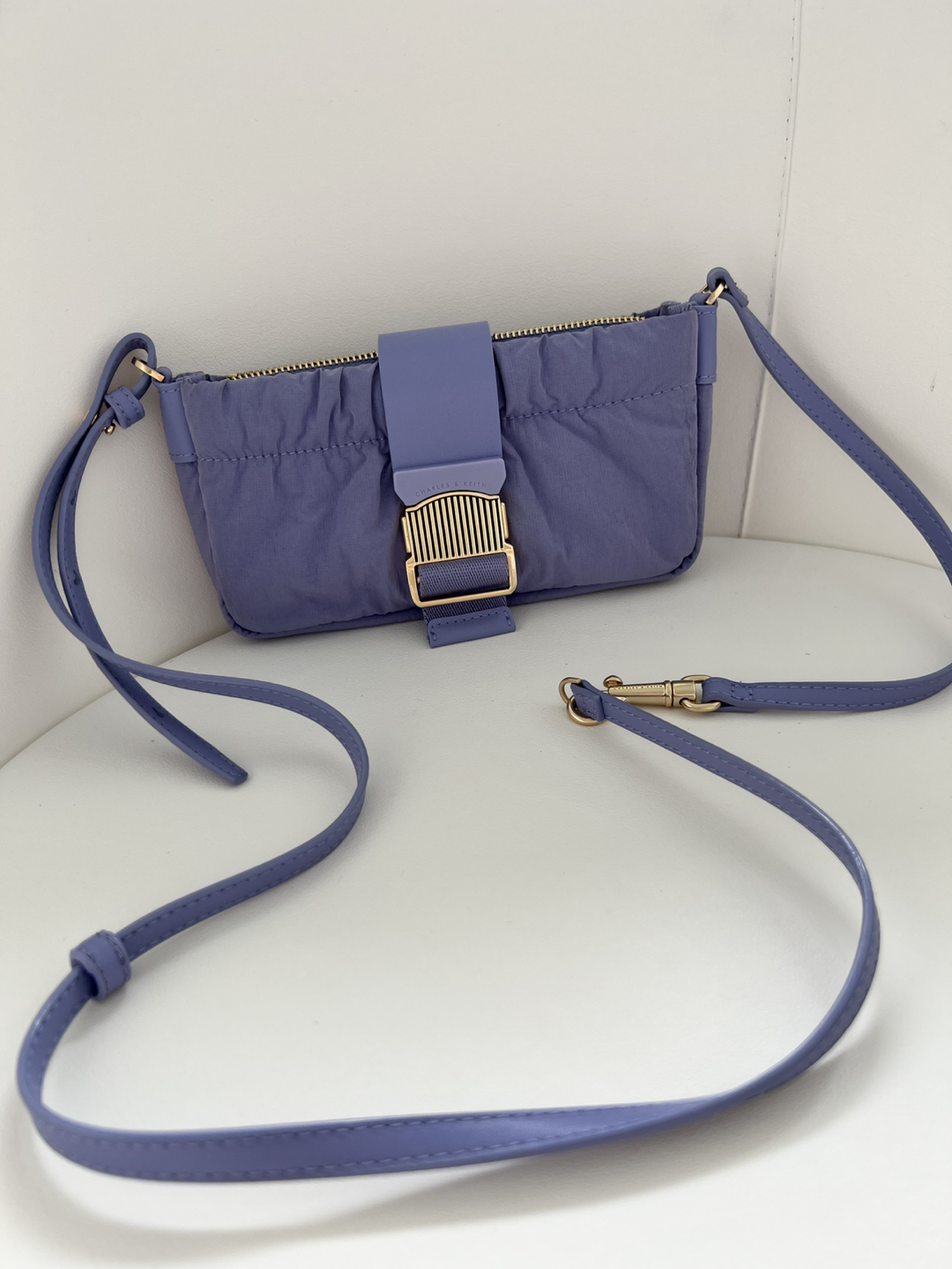Small purse with long and short strap