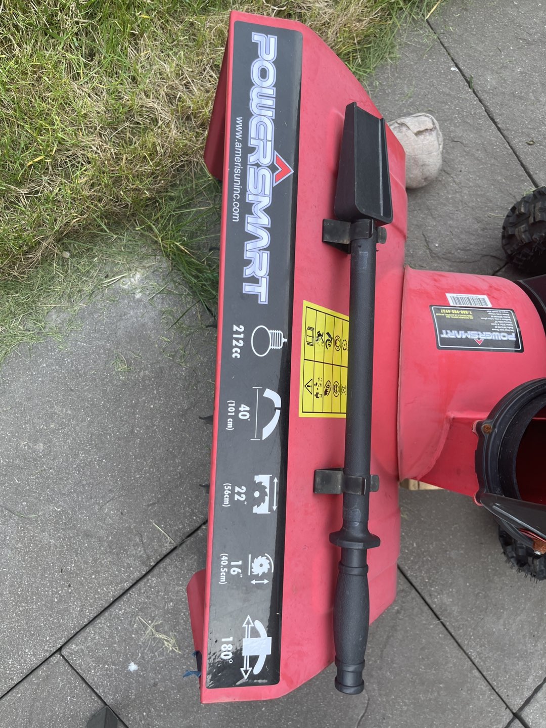 Powersmart 212cc snowblower/snow plow - photo 3