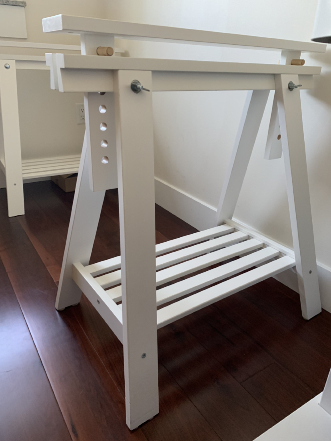 Ikea tabletop and trestle - photo 5