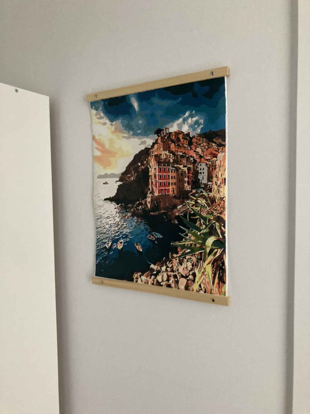 Wood frame acrylic painting #trade - photo 2