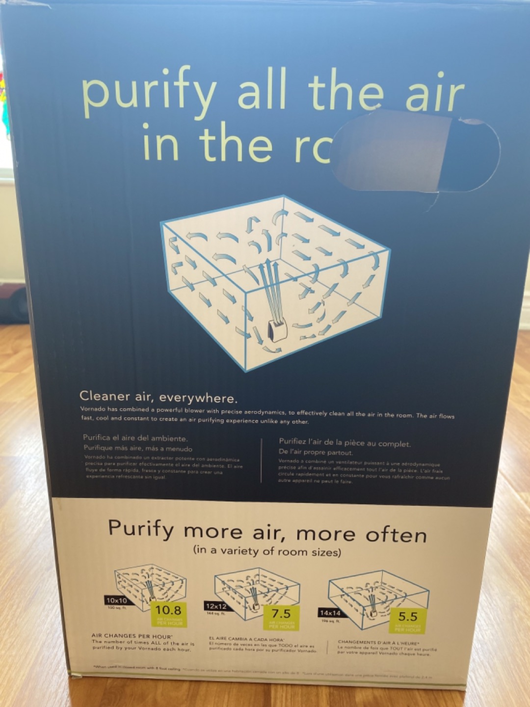 Vornado AC350 Air purifier image indicator(10)