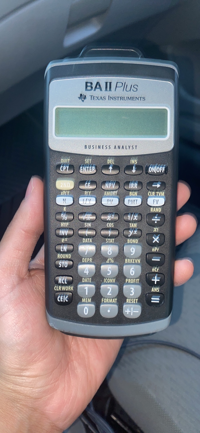 Texas Instruments BA II Calculator