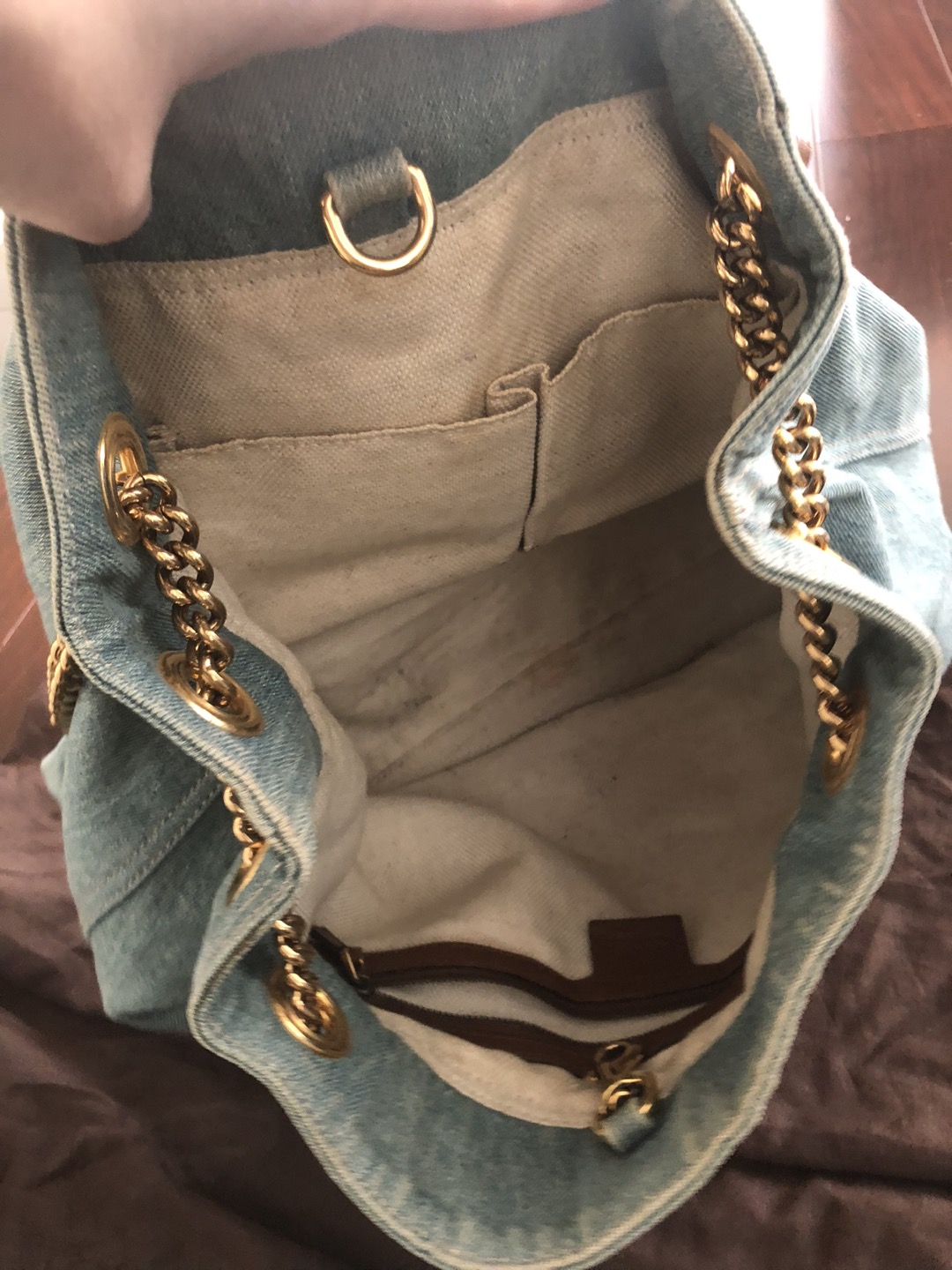 Authentic Gucci soho denim bag - photo 4