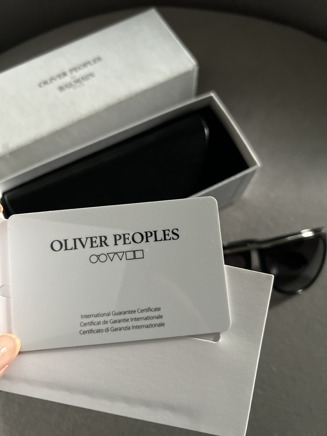 Balmain / Oliver Peoples grey mirror unisex sunglasses - photo 4