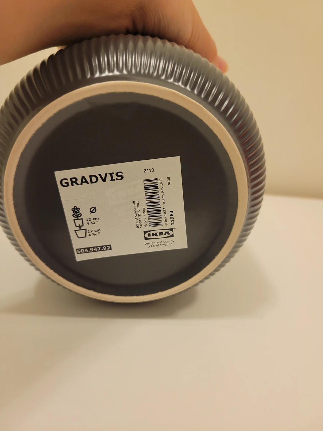 Ikea (Gradvis) plant pot image indicator(3)