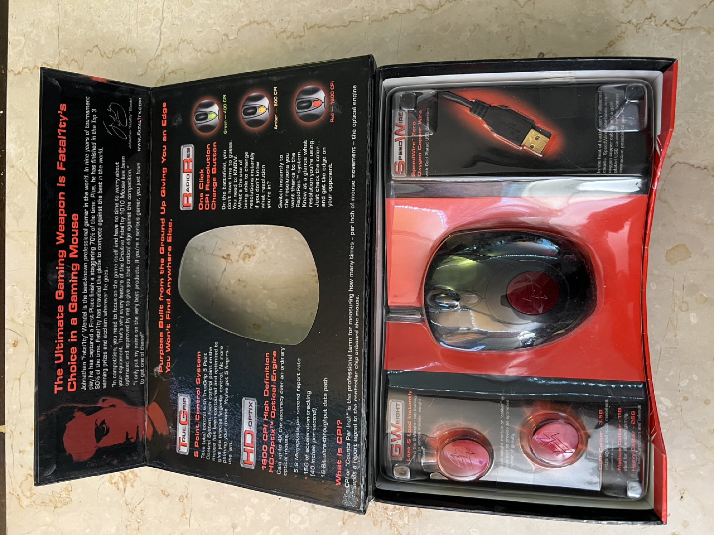 Creative Fatal1ty 1010 Gaming Mouse (EUC) image indicator(2)