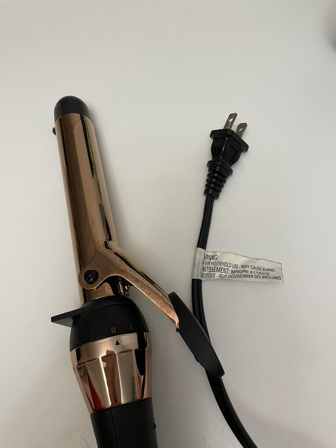 conair Infinitipro Rose Gold Titanium Curling Iron
