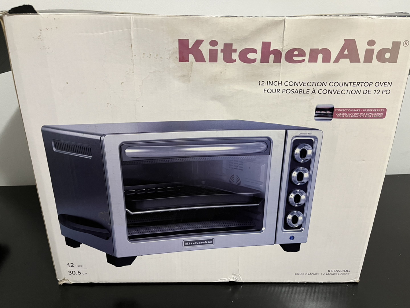 KitchenAid 12-inch Convection Countertop Oven KCO223QG thumbnail