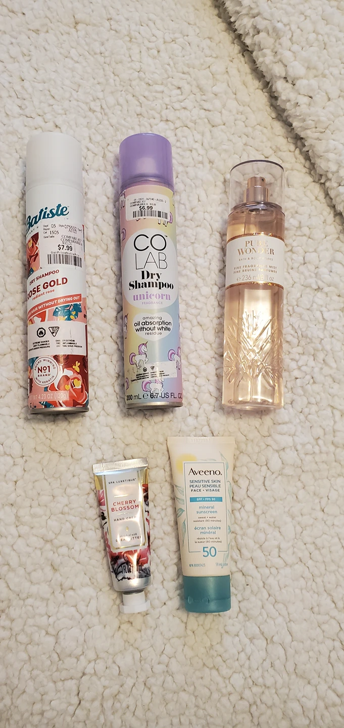 #Freecycle various - dry shampoo, body mist, creams thumbnail