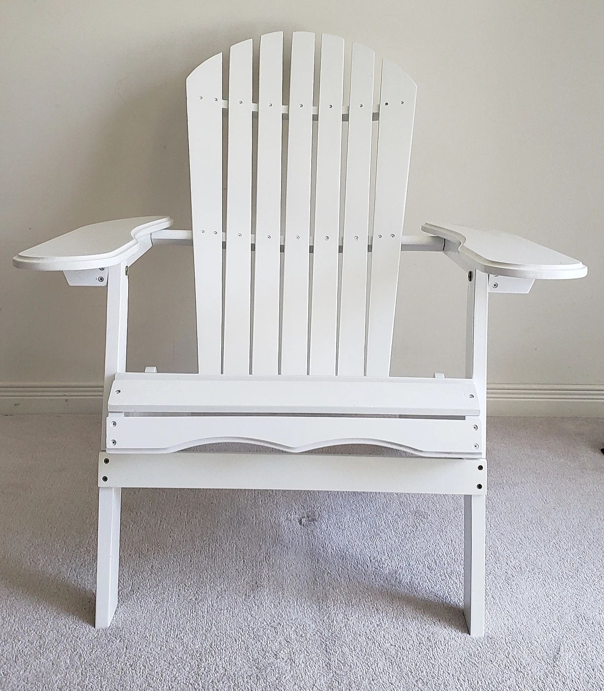 SUMMER IS HERE!  2 Gorgeous Foldable Adirondack Chairs thumbnail
