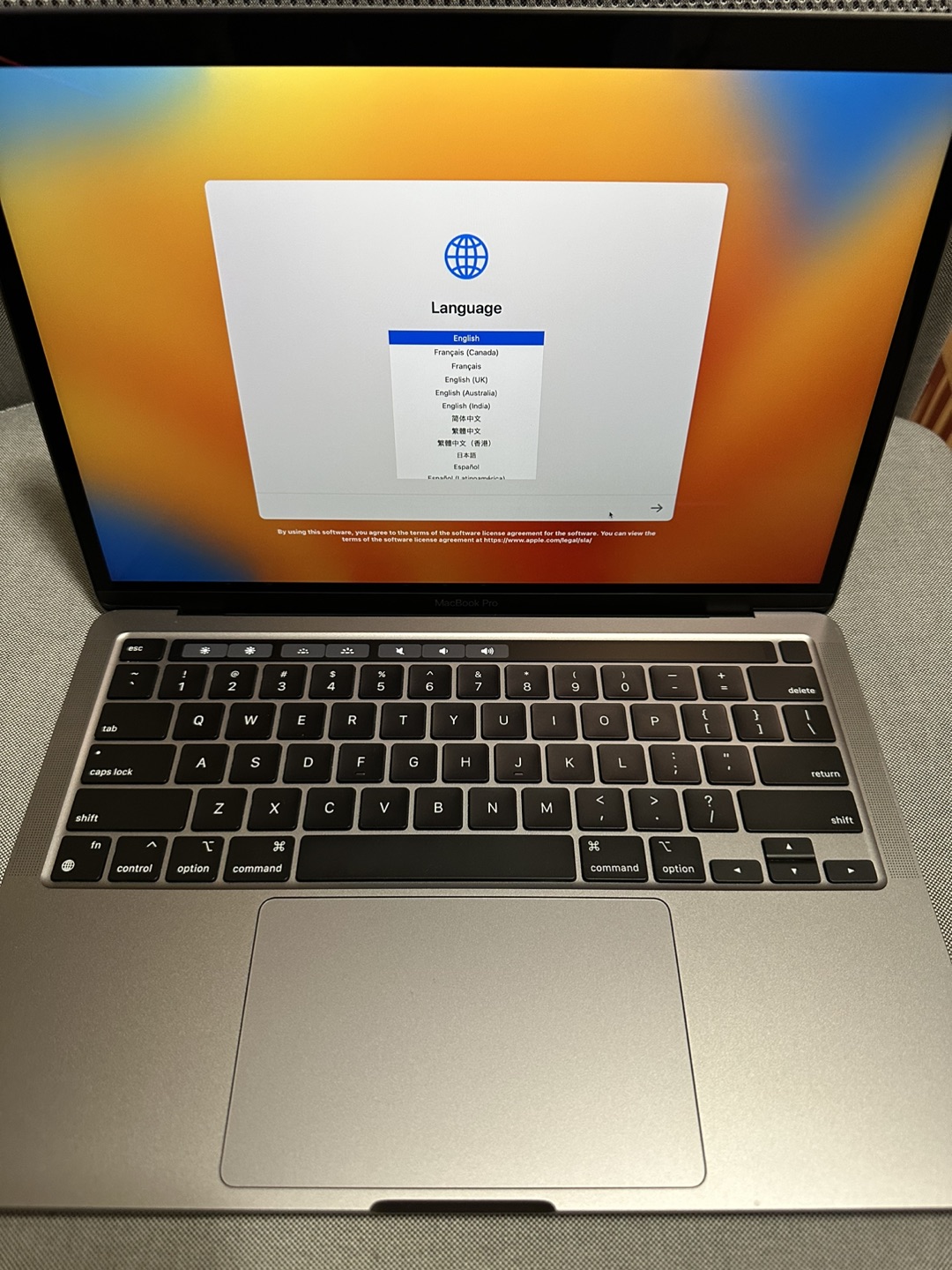 M1 MacBook Pro 13" (Space Grey, 8GB RAM, 256GB SSD)
