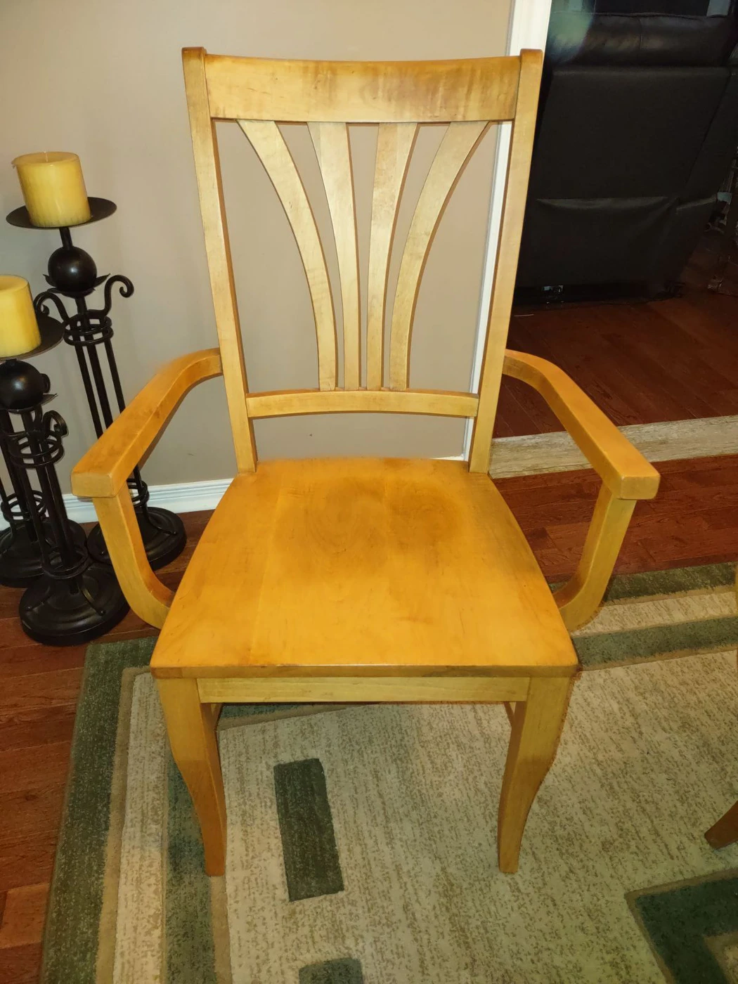 Solid Oak dining room set - photo 5