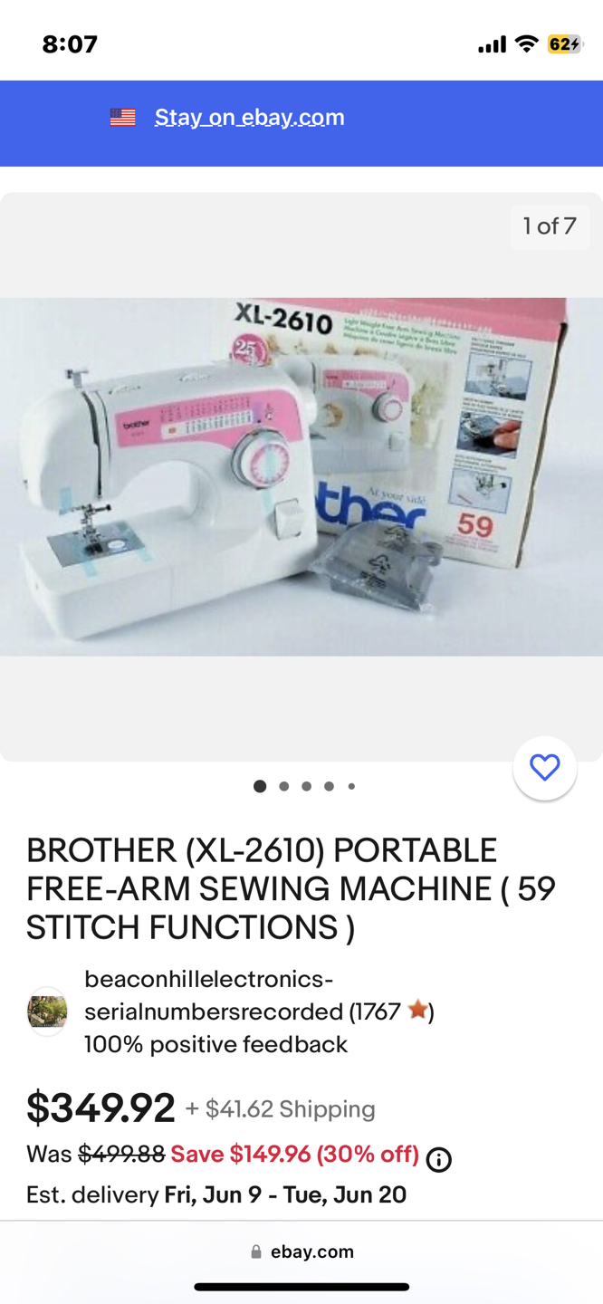 Brother sewing machine - photo 2
