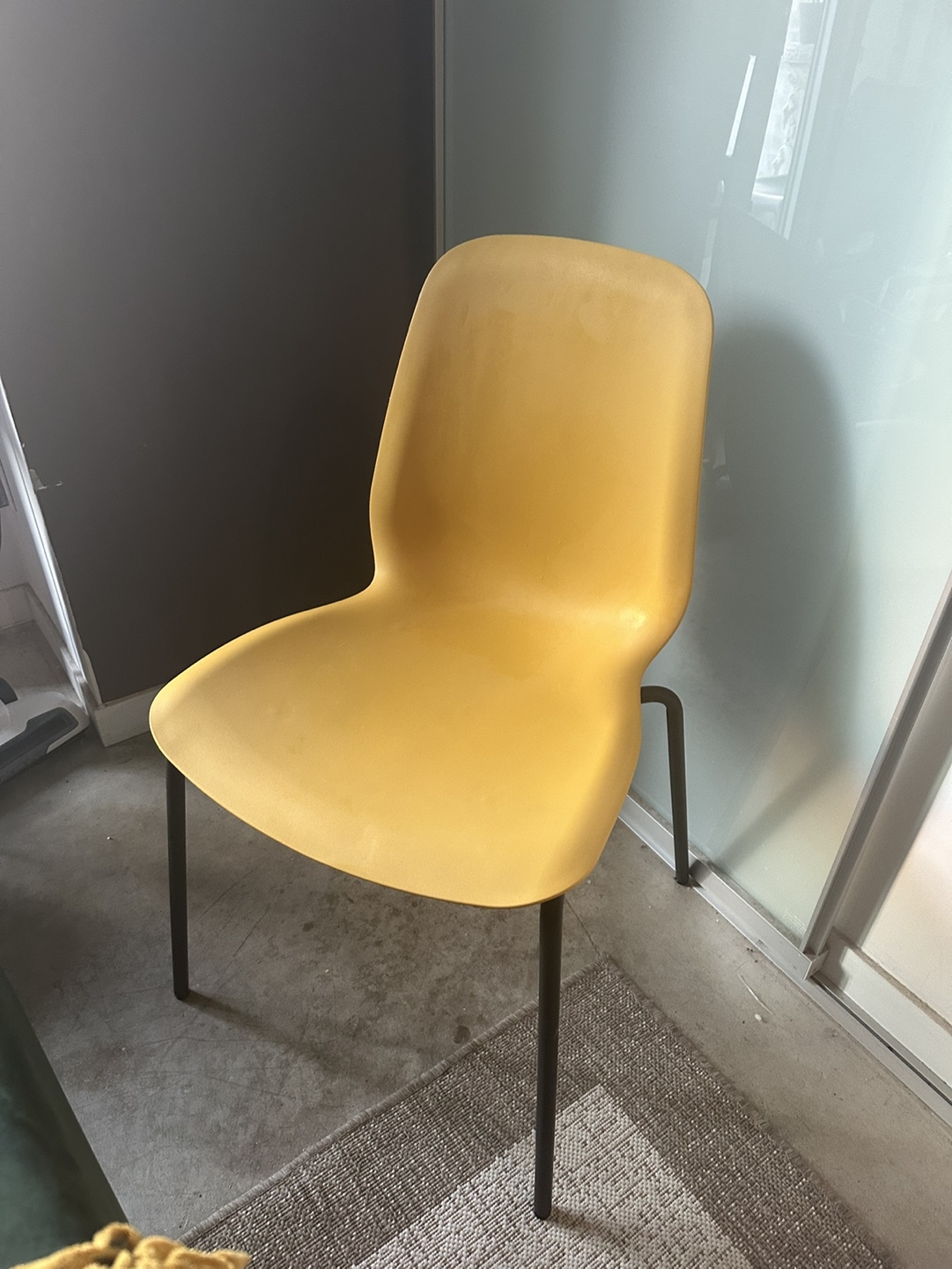 Yellow Plastic Chair