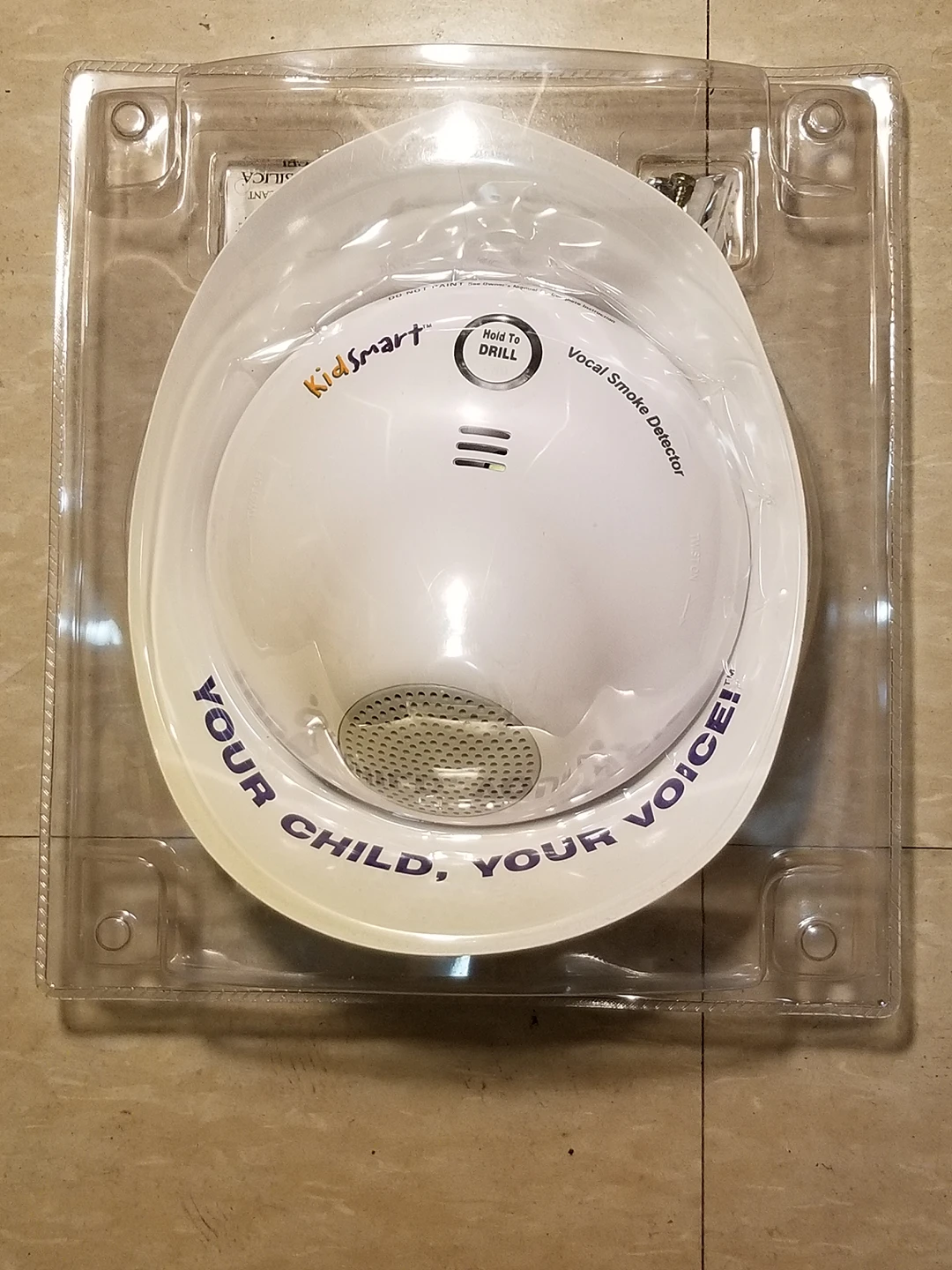 KidSmart Vocal Smoke Alarm Detector Record your Custom Message. image indicator(4)