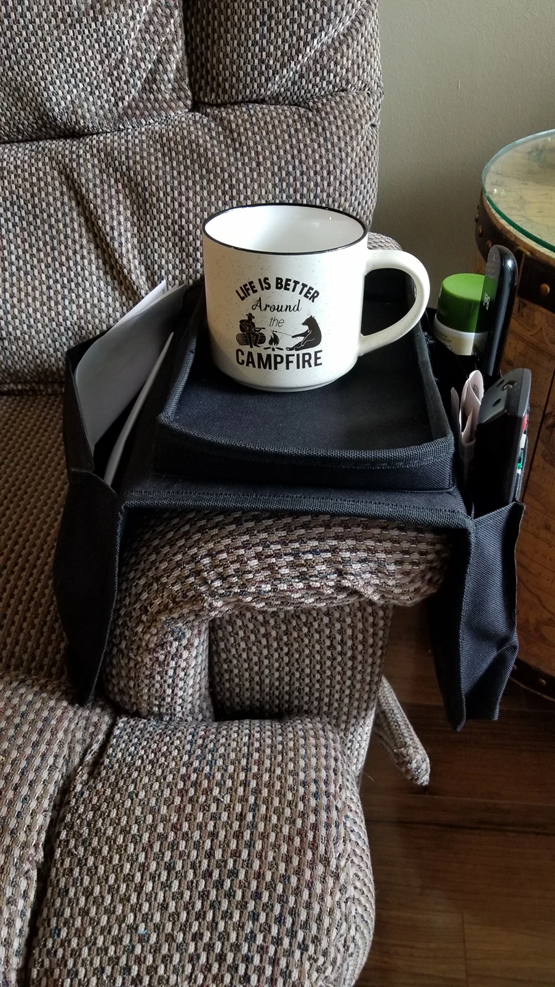 New out of packaging. Arm Chair Couch Caddy image indicator(4)