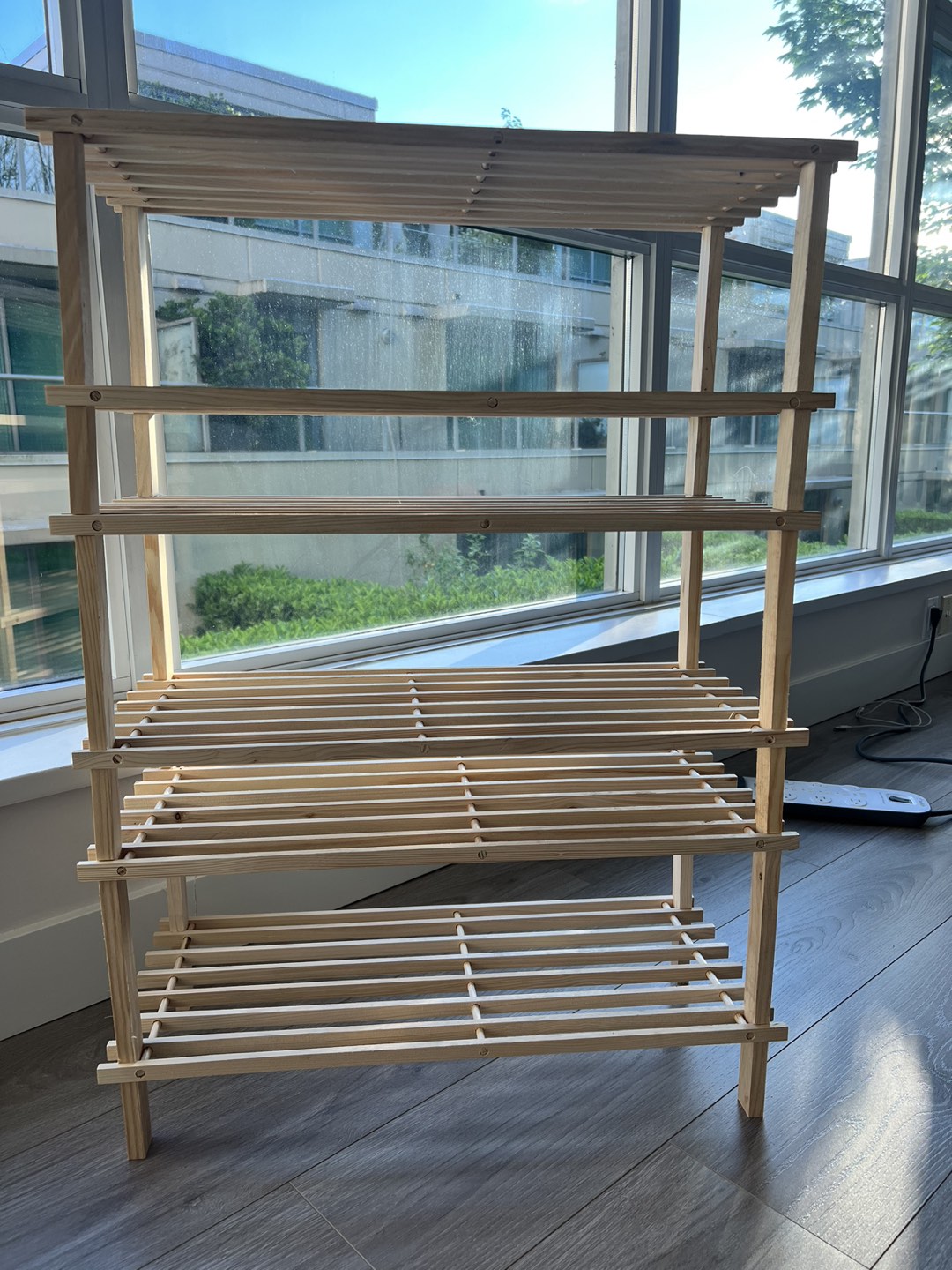 3 Wooden Shoe Racks - photo 3