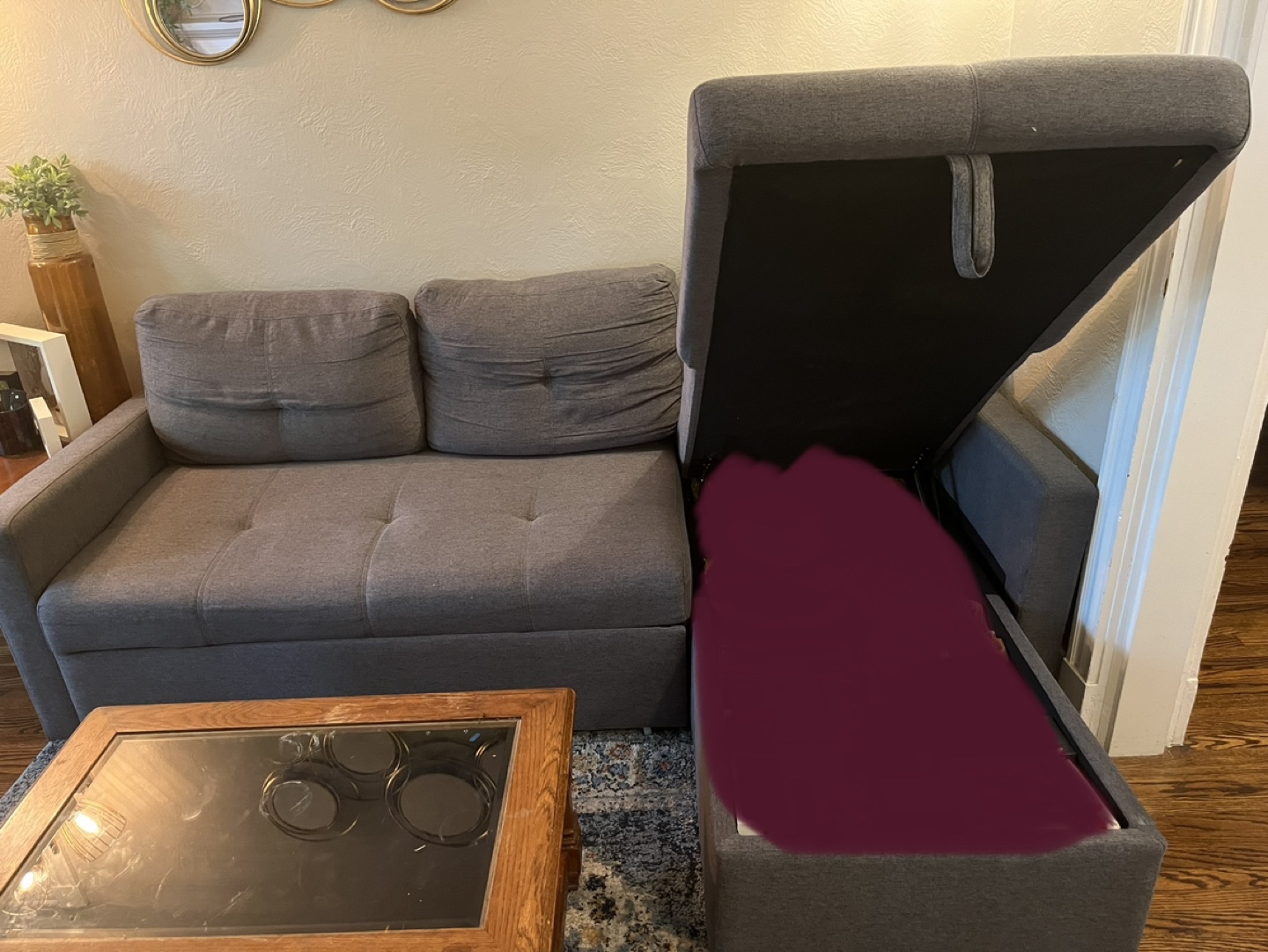 Sectional Couch with Storage - photo 3