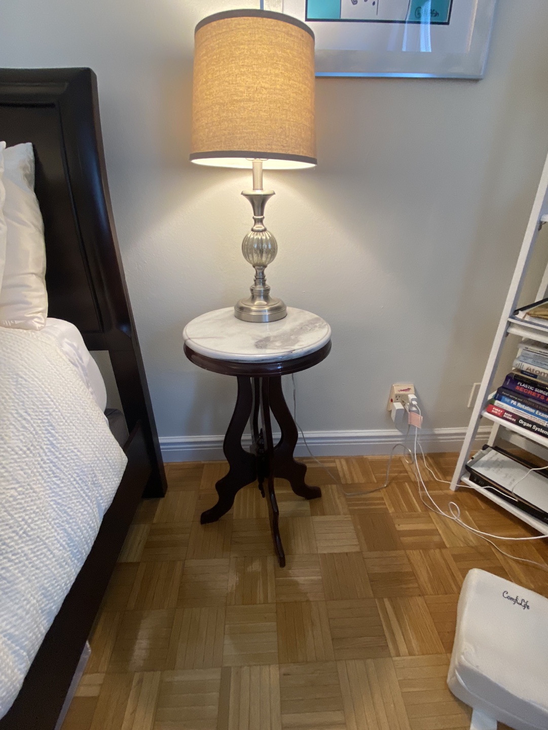 Small Marble Nightstand