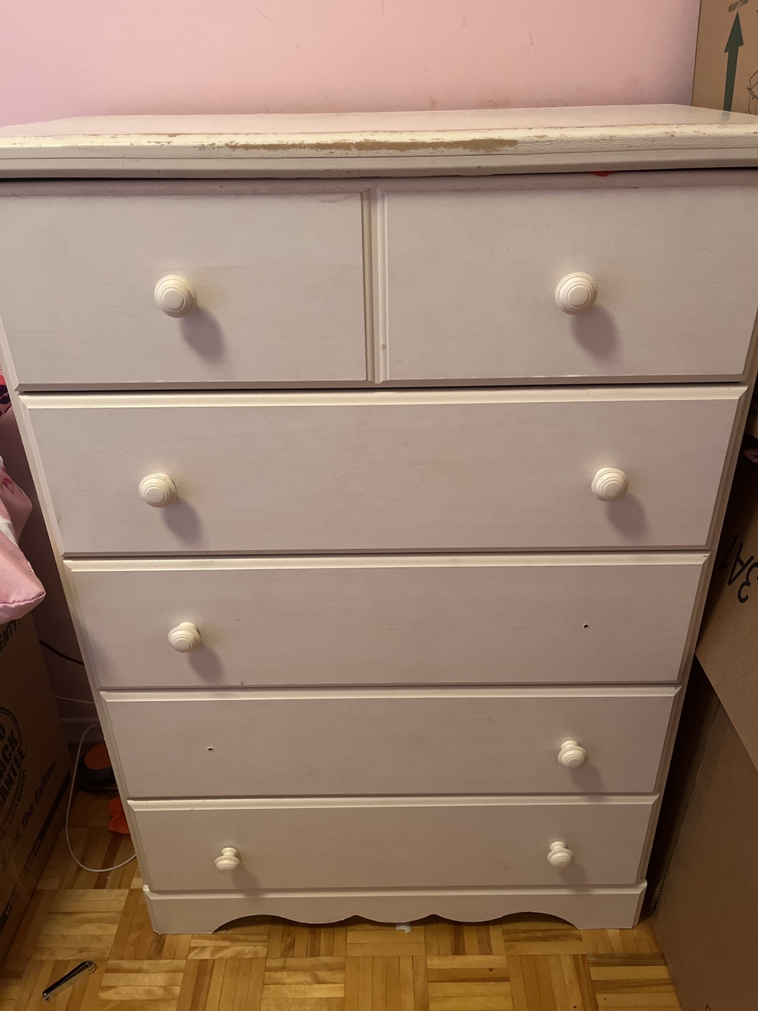 Moving Sale: White Children Dresser