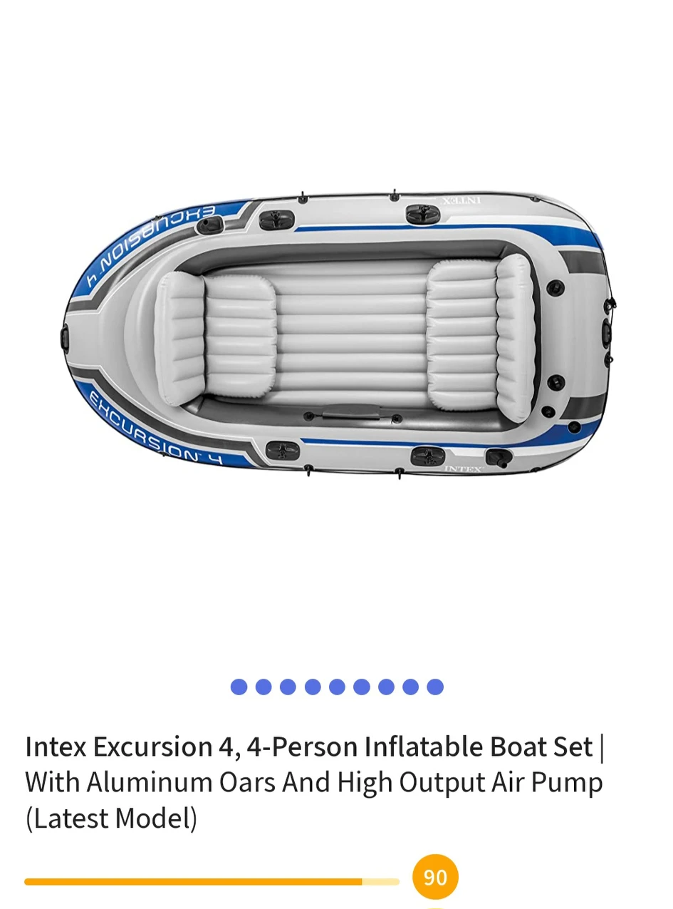 Intex boat for 4~5 persons - photo 3