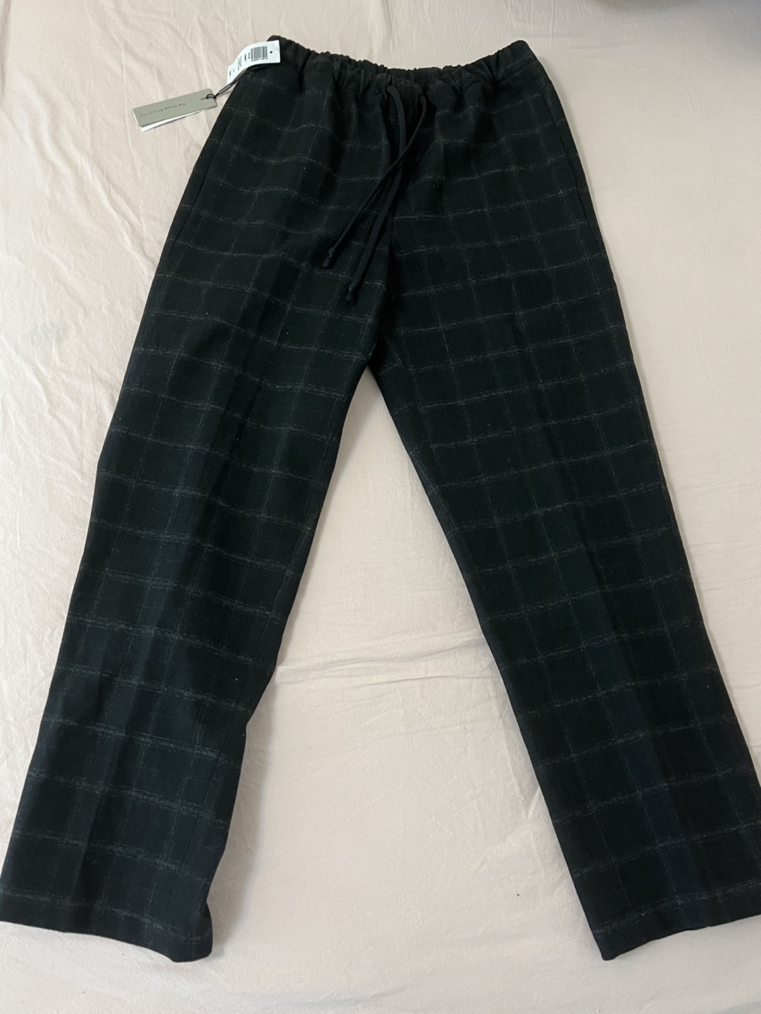 Babaton Black Fine Grid Pants thumbnail
