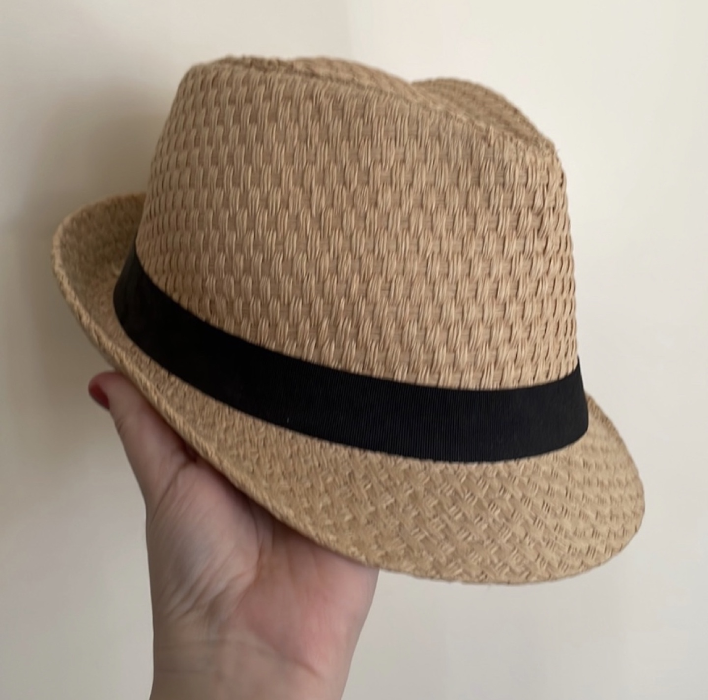 Straw Fedora Trilby Hat from Big It Up thumbnail