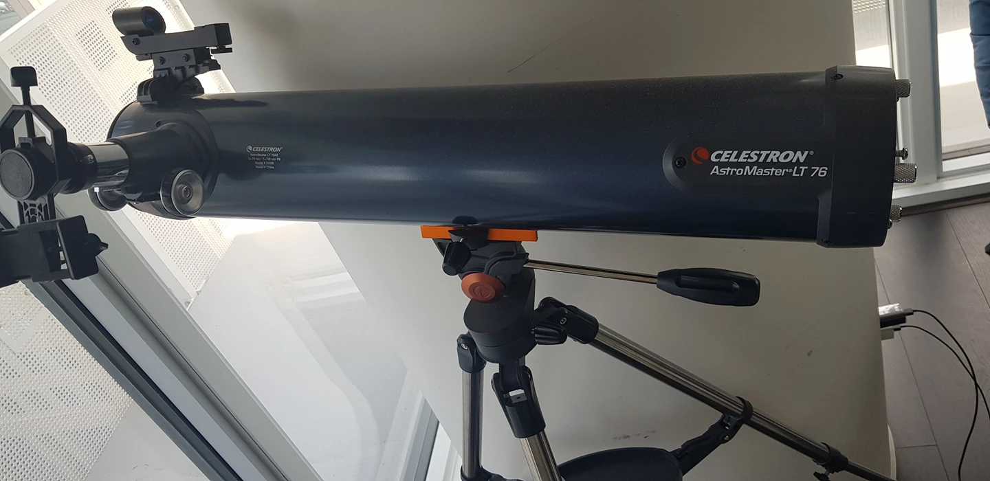 Celestron Astro Master LT 76AZ Astronomical Telescope Blue - photo 2