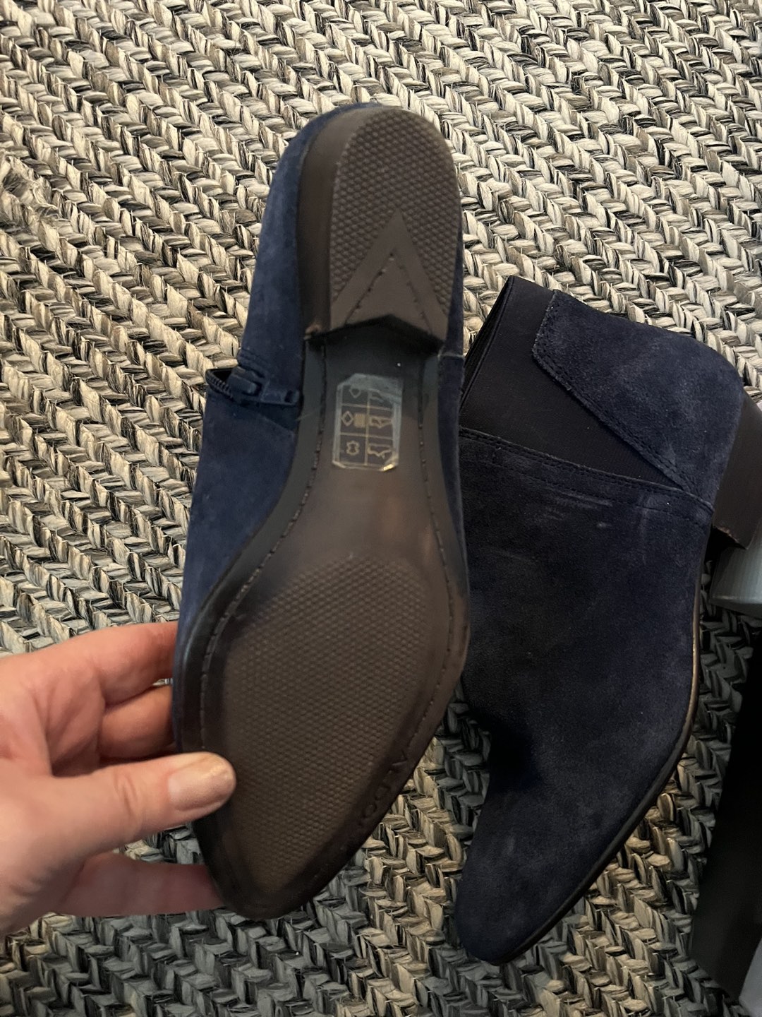 Aldo booties navy size 8.5 image indicator(6)