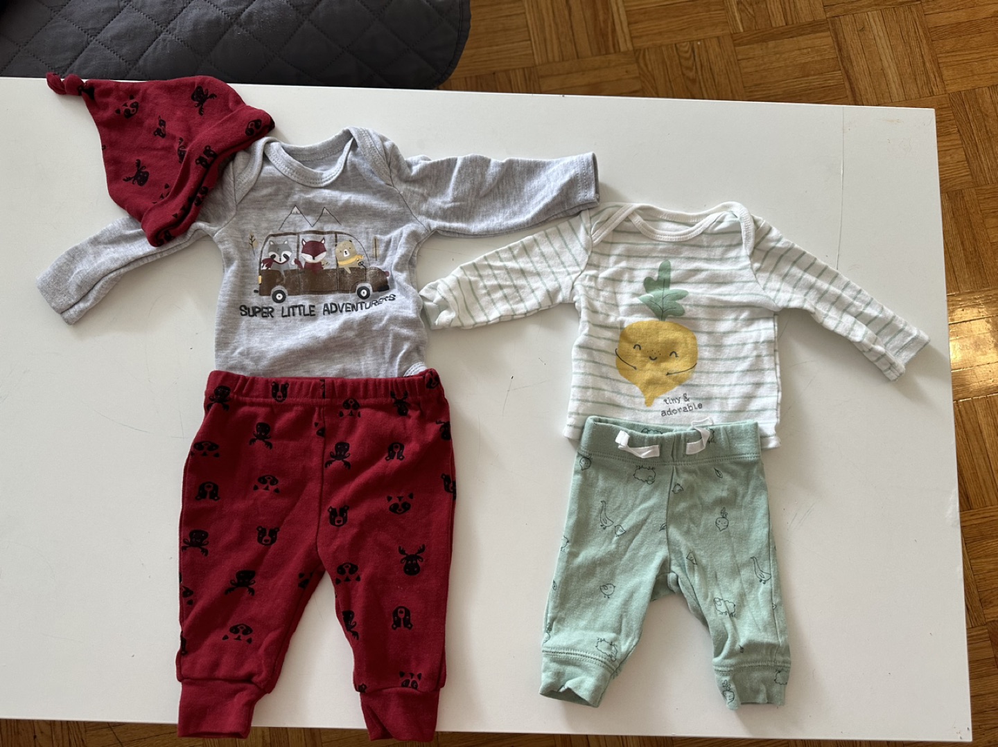 Baby boy clothes 0-3 months old - photo 5